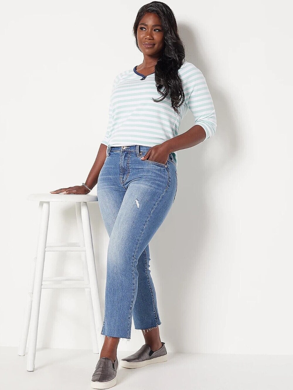 Serra Retreat by Joie Rucker El Sol Straight Leg Jeans Foxtail Wash Women's 14